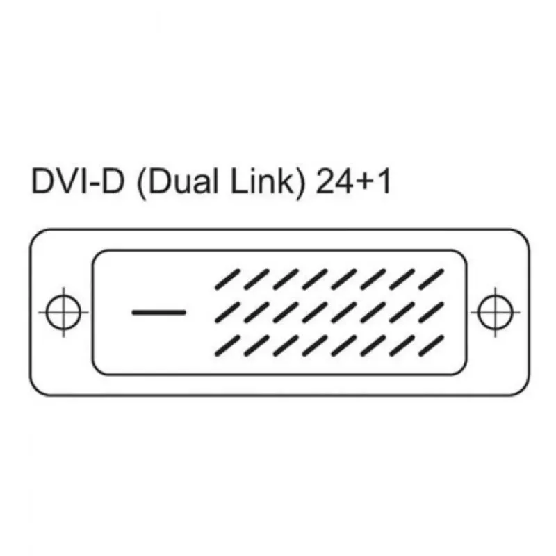 Techly Monitora kabelis DVI digitālais M / M Dual Link 1,8 m (DVI-D) ICOC DVI-8100