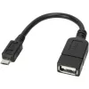 Techly USB2.0 OTG kabelis A sieviešu / Micro B vīriešu 0,2 m ICOC UOTG-194