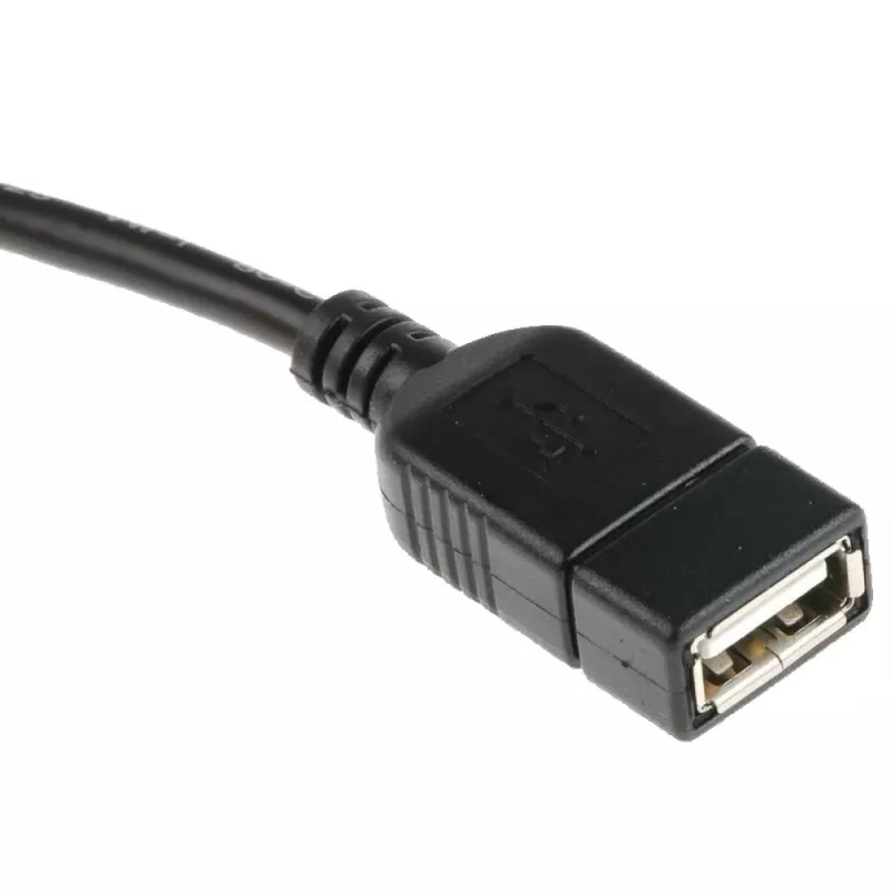 Techly USB2.0 OTG kabelis A sieviešu / Micro B vīriešu 0,2 m ICOC UOTG-194