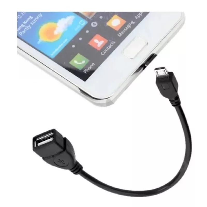 Techly USB2.0 OTG kabelis A sieviešu / Micro B vīriešu 0,2 m ICOC UOTG-194
