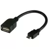 Techly USB2.0 OTG kabelis A sieviešu / Micro B vīriešu 0,2 m ICOC UOTG-194