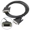 Techly monitora kabelis DVI analogais digitālais M / M Dual Link 1.8 m (DVI-I) ICOC DVI-8900