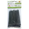 Techly Kabeļu saite neilona plāksteris 100X2.5 mm 100 gab. melna ISWT-10025-BK