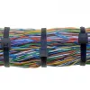 Techly ISWT-14235-BK neilona kabeļu saites, 142 x 3.5 mm, 100 gab., melnas
