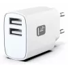 Techly IPW-USB-12W2A mobilo ierīču lādētājs Austiņas, Pārnēsājams skaļrunis, Ārējais akumulators, Viedtālrunis, Planšetdators Balts Maiņstrāva Iekštelpām