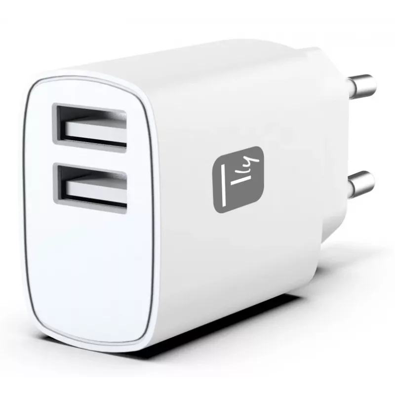 Techly IPW-USB-12W2A mobilo ierīču lādētājs Austiņas, Pārnēsājams skaļrunis, Ārējais akumulators, Viedtālrunis, Planšetdators Balts Maiņstrāva Iekštelpām