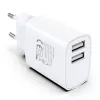 Techly IPW-USB-12W2A mobilo ierīču lādētājs Austiņas, Pārnēsājams skaļrunis, Ārējais akumulators, Viedtālrunis, Planšetdators Balts Maiņstrāva Iekštelpām