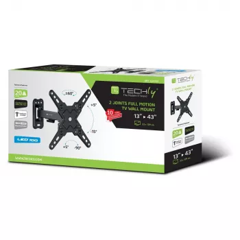Techly ICA-LCD 421 TV stiprinājums/statīvs 106,7 cm (42 collas) melns