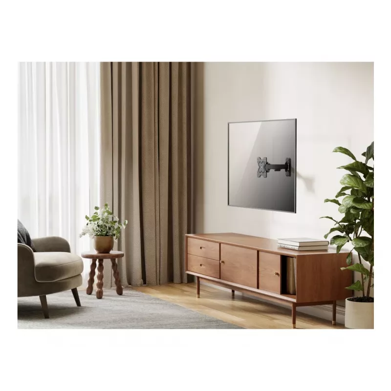 Techly ICA-LCD 421 TV stiprinājums/statīvs 106,7 cm (42 collas) melns