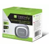 Techly IC-CLOCK-56WH modinātājpulkstenis Digitālais modinātājpulkstenis Pelēks, Balts