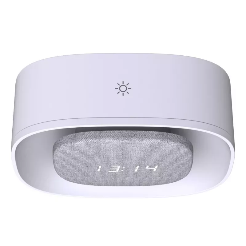 Techly IC-CLOCK-56WH modinātājpulkstenis Digitālais modinātājpulkstenis Pelēks, Balts