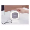 Techly IC-CLOCK-56WH modinātājpulkstenis Digitālais modinātājpulkstenis Pelēks, Balts