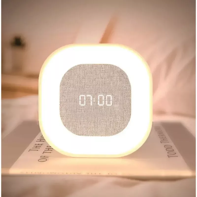 Techly IC-CLOCK-56WH modinātājpulkstenis Digitālais modinātājpulkstenis Pelēks, Balts