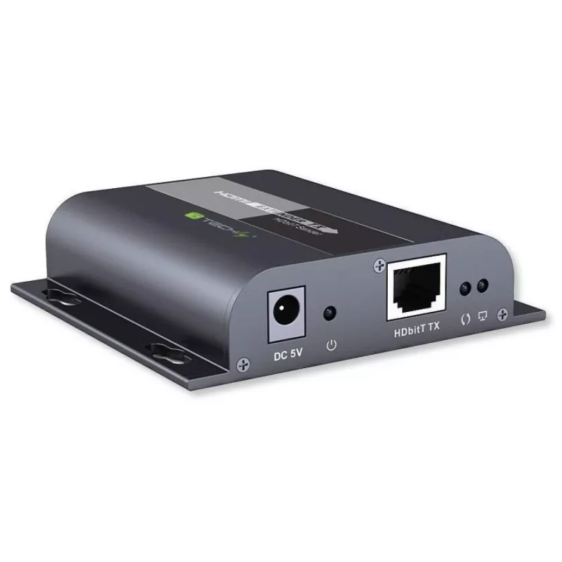 Techly IDATA-EXTIP-383V4 AV raidītājs un uztvērējs Melns
