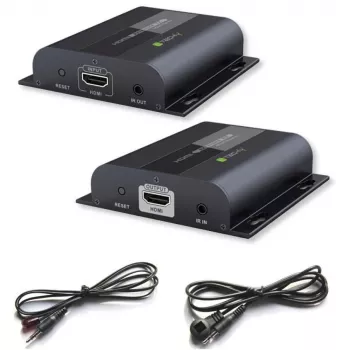 Techly papildu HDMI HDbitT IR pagarinātāja uztvērējs 120 m Cat.6 kabelim