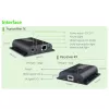 Techly papildu HDMI HDbitT IR pagarinātāja uztvērējs 120 m Cat.6 kabelim