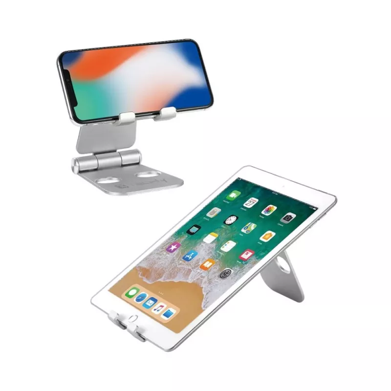 Techly I-SMART-STAND6 turētājs Pasīvs turētājs Mobilais tālrunis/viedtālrunis Sudraba krāsā