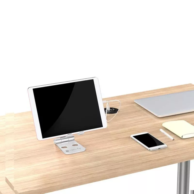 Techly I-SMART-STAND6 turētājs Pasīvs turētājs Mobilais tālrunis/viedtālrunis Sudraba krāsā