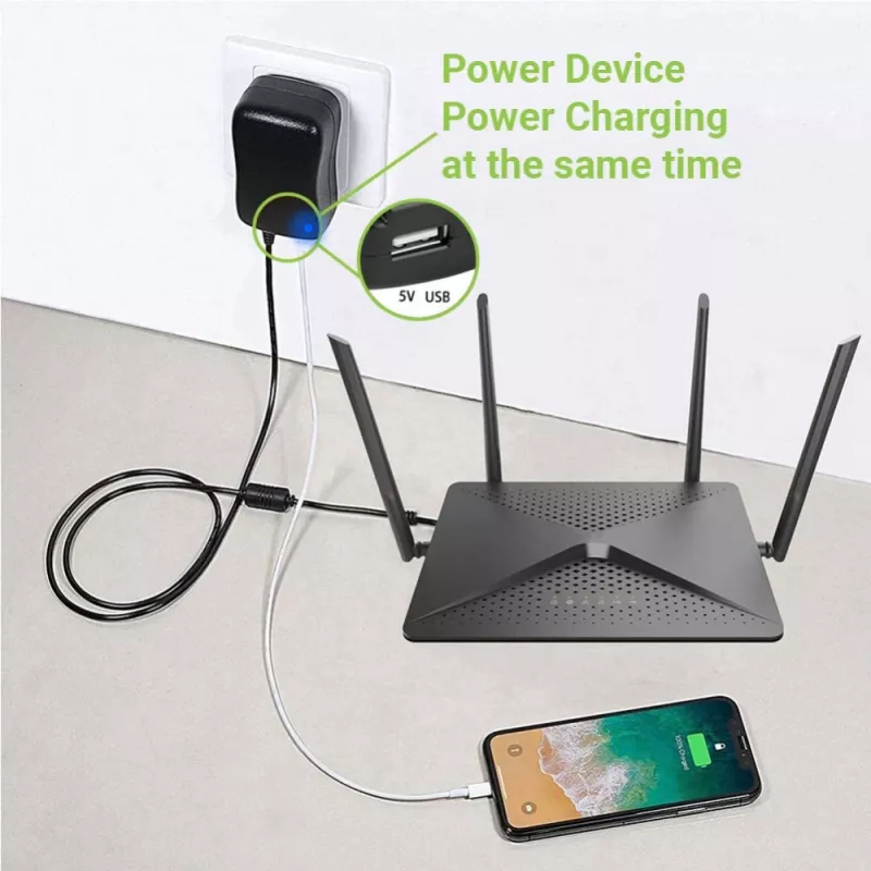 Techly IPW-NTS1000G2 barošanas adapteris/inverter Indoor 12 W Melns