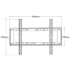 Techly ICA-PLB 262L TV stiprinājums/statīvs 177,8 cm (70 collas) melns