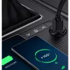 Techly Mini automašīnas lādētājs 2 porti USB-A Quick Charge 3.0 36W melnā metāla korpusā