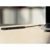 Techly IUSB32-HUB4A-4U3SL klēpjdatora dokstacija/portu replikators ar vadu USB 3.2 Gen 1 (3.1 Gen 1) Type-A pelēks