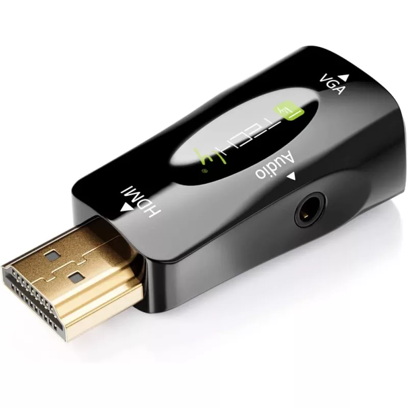 Techly IDATA HDMI-VGA2MABT2 video signāla pārveidotājs Pasīvais video pārveidotājs 1920 x 1080 pikseļi
