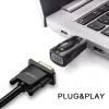 Techly IDATA HDMI-VGA2MABT2 video signāla pārveidotājs Pasīvais video pārveidotājs 1920 x 1080 pikseļi