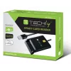 Techly I-CARD CAM-USB2TY2 viedkaršu lasītājs iekštelpām USB USB Type-A melns