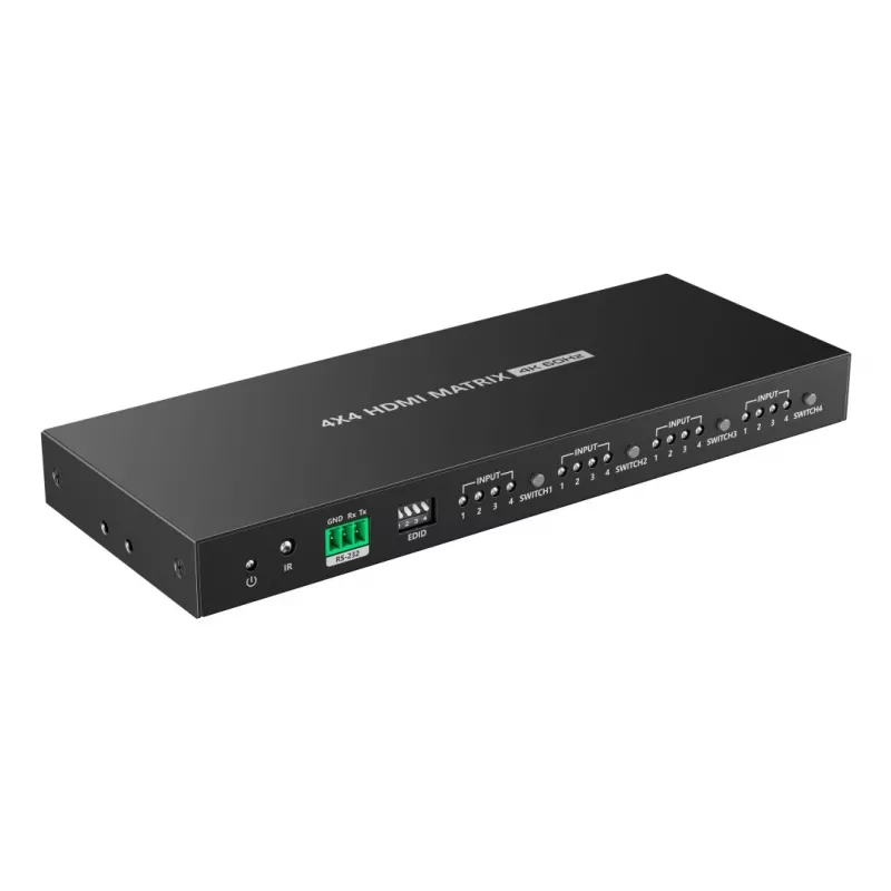 Techly IDATA HDMI-MX44 matricas pārslēgs AV matricas pārslēgs 4 W