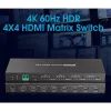 Techly IDATA HDMI-MX44 matricas pārslēgs AV matricas pārslēgs 4 W