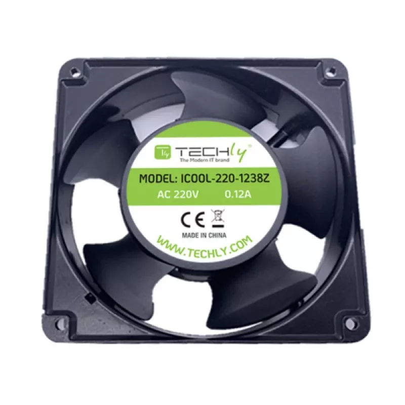 Techly ICOOL-220-1238Z datora dzesēšanas sistēmas daļa/piederums Ventilatora modulis