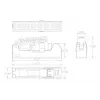 Techly IWP-KIT-C6U90 kontaktdakšas modulis