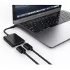 Techly IADAP USBC-HDMI2T4K video kabeļa adapteris 0,15 m USB Type-C 2 x HDMI Melns