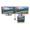 Techly IADAP USBC-HDMI2T4K video kabeļa adapteris 0,15 m USB Type-C 2 x HDMI Melns