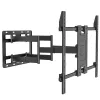 Techly sienas kronšteins 55-100 collu Full-Motion LED LCD televizoram, 300 x 300 mm, 900 x 600 mm, 0 - 7°, 120°, tērauds, melns