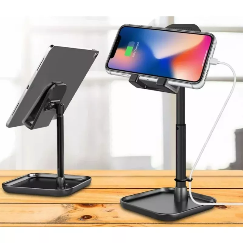 Techly I-SMART-STAND13 turētājs Pasīvs turētājs Mobilais tālrunis/viedtālrunis, planšetdators/UMPC Melns