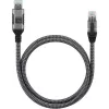 Techly ICOC U3A-RJ45-030 tīkla kabelis Sudraba, Melns 3 m Cat6 F/UTP (FTP)