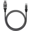 Techly ICOC U3A-RJ45-075 tīkla kabelis sudraba, melns 7,5 m Cat6 F/UTP (FTP)