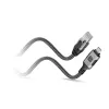 Techly ICOC U3C-RJ45-020 tīkla kabelis Sudraba, Melns 2 m Cat6 F/UTP (FTP)