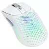 Glorious Gaming Glorious Model O Wireless 2 - Matte balta, labās rokas, lāzera, RF bezvadu + USB Type-C, 26000 DPI, 1 ms, balta