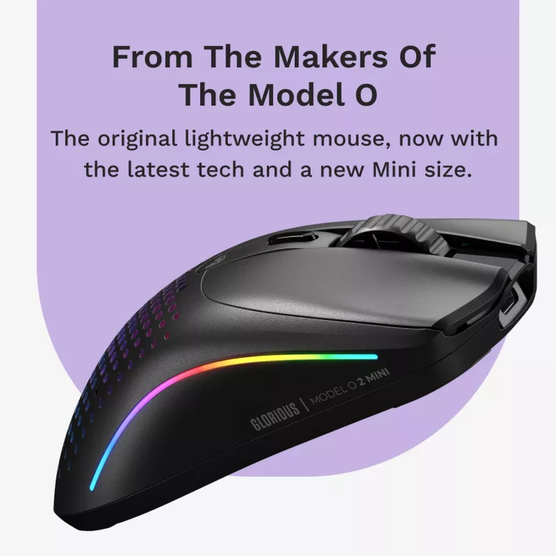 Glorious Gaming Glorious Model O 2 Mini Wireless - Matte Melns