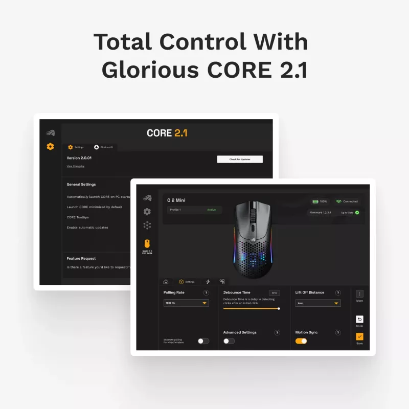 Glorious Gaming Glorious Model O 2 Mini Wireless - Matte Melns