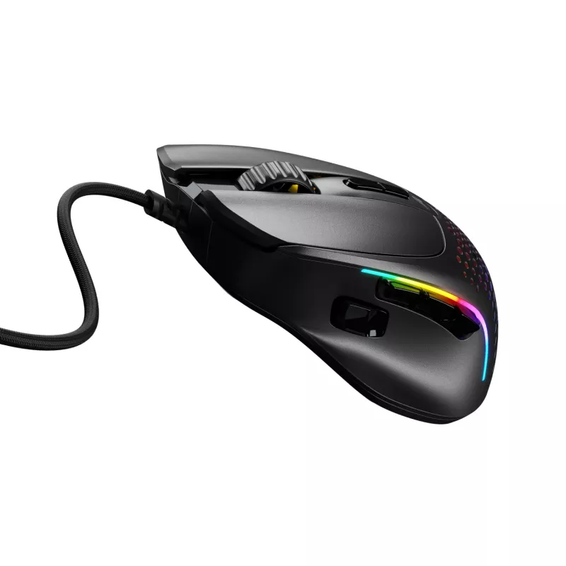 Glorious Gaming Glorious Model IV2 vadu pele - Melna, Labās rokas, Optiskā, USB Type-A, 26000 DPI, Melna