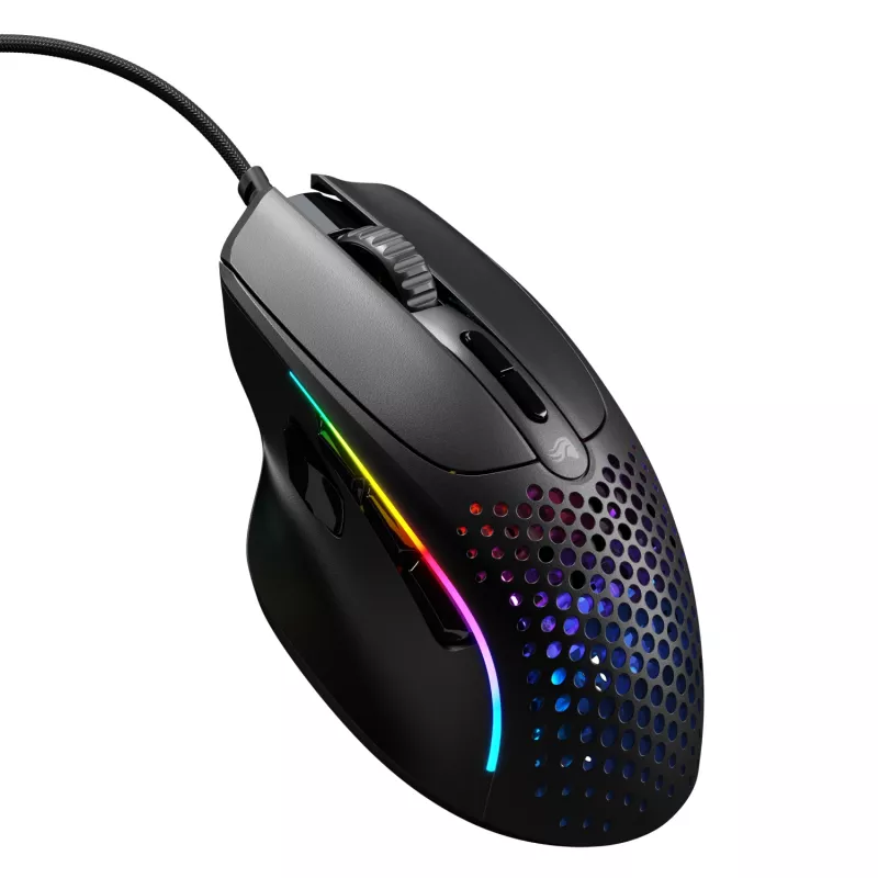 Glorious Gaming Glorious Model IV2 vadu pele - Melna, Labās rokas, Optiskā, USB Type-A, 26000 DPI, Melna