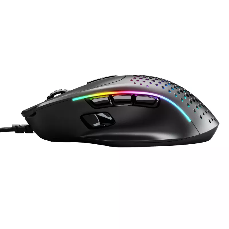 Glorious Gaming Glorious Model IV2 vadu pele - Melna, Labās rokas, Optiskā, USB Type-A, 26000 DPI, Melna