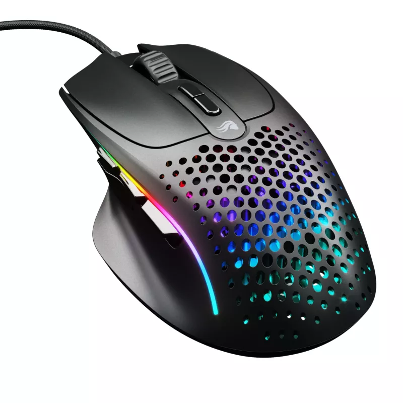 Glorious Gaming Glorious Model IV2 vadu pele - Melna, Labās rokas, Optiskā, USB Type-A, 26000 DPI, Melna
