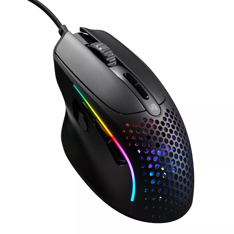 Glorious Gaming Glorious Model IV2 vadu pele - Melna, Labās rokas, Optiskā, USB Type-A, 26000 DPI, Melna