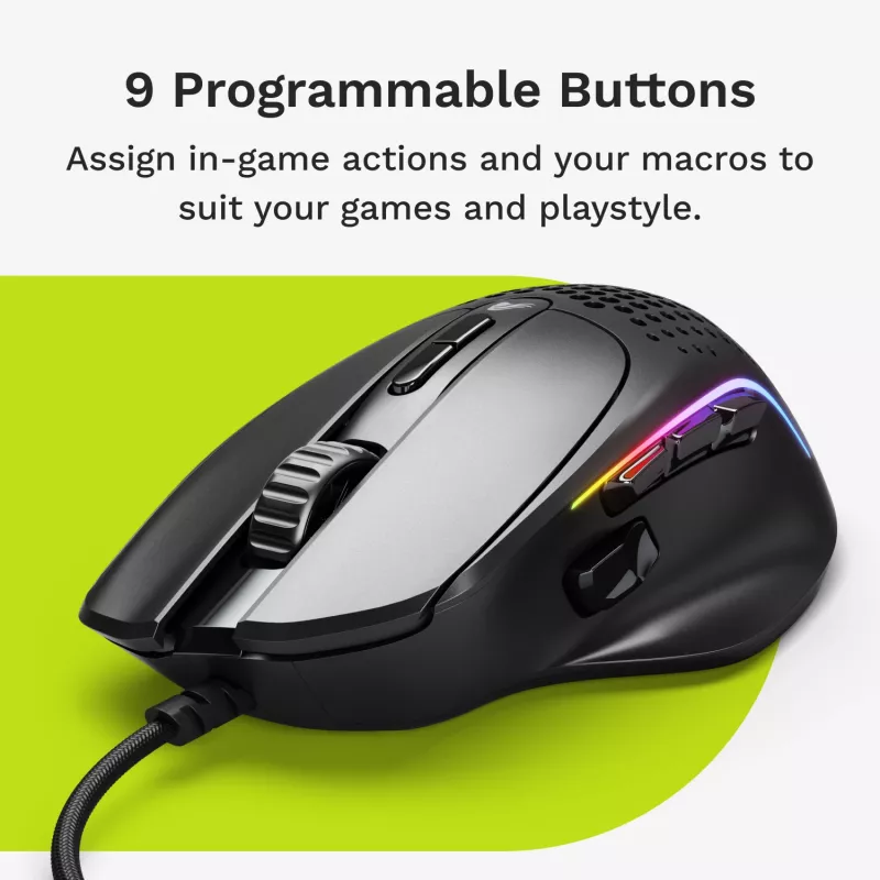 Glorious Gaming Glorious Model IV2 vadu pele - Melna, Labās rokas, Optiskā, USB Type-A, 26000 DPI, Melna
