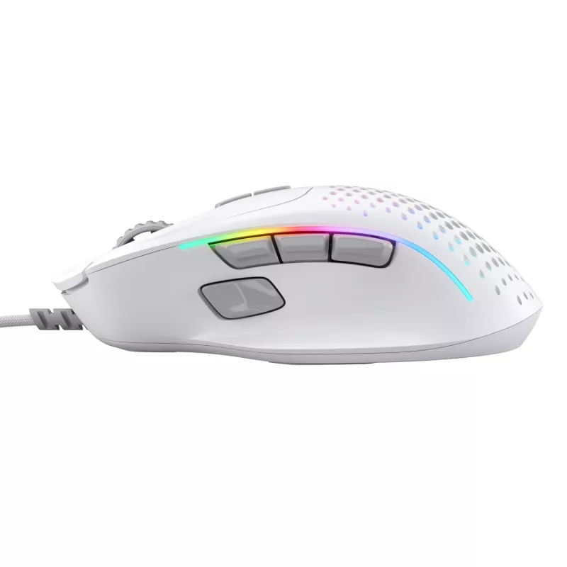 Glorious Gaming Glorious Model IV2 Vadu pele - Balta, Labā roka, Optiska, USB Type-A, 26000 DPI, Balta